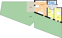 3 pokoje, mieszkanie 61,19 m², parter, oferta nr B3.KLB 0.2, Osiedle Literatura, Poznań, Strzeszyn, Strzeszyn, ul. Literacka