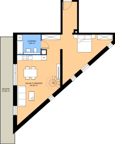 1 pokój, mieszkanie 83,08 m², piętro 2, oferta nr B4.KLB 2.4, Osiedle Literatura, Poznań, Strzeszyn, Strzeszyn, ul. Literacka