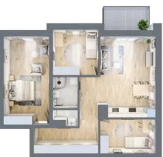 4 pokoje, mieszkanie 85,39 m², piętro 2, oferta nr A-25, AURA WARSZEWO, Szczecin, Północ, Warszewo, ul. Kalinowa