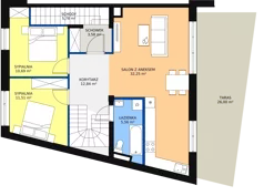 3 pokoje, mieszkanie 126,07 m², piętro 1, oferta nr A.5.1, POSITIVO Ołtaszyn, Wrocław, Ołtaszyn, ul. gen. Tadeusza Kutrzeby