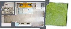 1 pokój, mieszkanie 33,80 m², piętro 1, oferta nr B.B060, Miasto Polskich Mistrzów Olimpijskich - Paryż, Mysiadło, ul. Olimpijska