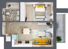 2 pokoje, mieszkanie 35,86 m², piętro 5, oferta nr B.E142, Miasto Polskich Mistrzów Olimpijskich - Paryż, Mysiadło, ul. Olimpijska