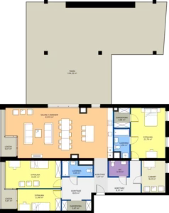 5 pokoi, apartament inwestycyjny 169,25 m², piętro 6, oferta nr 108, Miasto Polskich Mistrzów Olimpijskich II - Paryż, Mysiadło, ul. Olimpijska