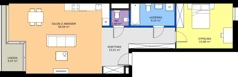 2 pokoje, mieszkanie 75,80 m², piętro 2, oferta nr 094, Miasto Polskich Mistrzów Olimpijskich II - Paryż, Mysiadło, ul. Olimpijska