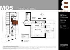 1 pokój, mieszkanie 37,05 m², parter, oferta nr 5, Sczanieckiej 8 , Łódź, Górna, Chojny, ul. Sczanieckiej 8