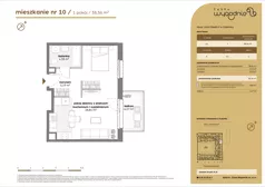 1 pokój, mieszkanie 38,36 m², piętro 1, oferta nr A/10, Zaspa Wygodnie, Gdańsk, Zaspa, Zaspa-Młyniec, Al. Jana Pawła II