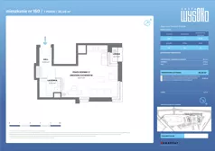 1 pokój, mieszkanie 30,48 m², piętro 2, oferta nr A2/160, Zaspa Wysoko, Gdańsk, Zaspa, Zaspa-Młyniec, aleja Jana Pawła II
