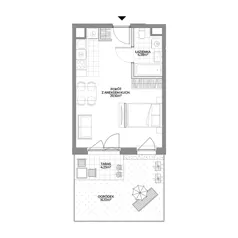 1 pokój, mieszkanie 33,54 m², parter, oferta nr 1/5, Osiedle Prystora II, Warszawa, Ursus, Skorosze, ul. Aleksandra Prystora 2