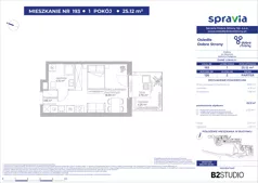 1 pokój, mieszkanie 25,12 m², parter, oferta nr 126/193, Dobre Strony, Kraków, Dębniki, Borek Fałęcki, ul. Obozowa