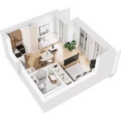 1 pokój, mieszkanie 30,45 m², piętro 4, oferta nr 0/44, Norren, Gdynia, Śródmieście, Śródmieście, ul. Żeromskiego 14