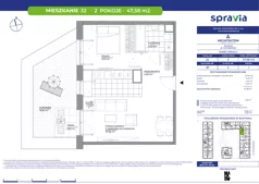 2 pokoje, mieszkanie 46,22 m², piętro 2, oferta nr B1/103, Architektów, Wrocław, Al. Architektów 22-30