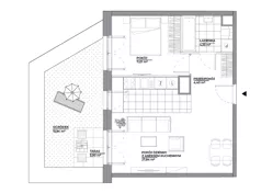 2 pokoje, mieszkanie 46,22 m², piętro 2, oferta nr B1/103, Architektów, Wrocław, Al. Architektów 22-30