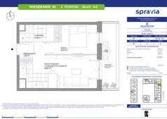 2 pokoje, mieszkanie 36,49 m², piętro 2, oferta nr B1/36, Architektów, Wrocław, Al. Architektów 22-30