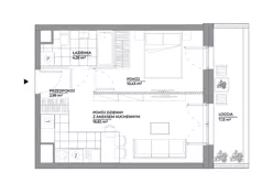 2 pokoje, mieszkanie 36,49 m², piętro 2, oferta nr B1/36, Architektów, Wrocław, Al. Architektów 22-30
