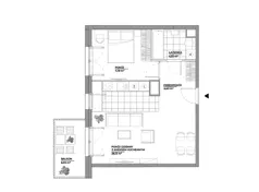 2 pokoje, mieszkanie 48,05 m², piętro 7, oferta nr B1/98, Architektów, Wrocław, Al. Architektów 22-30