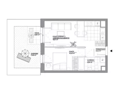 2 pokoje, mieszkanie 36,68 m², parter, oferta nr A/123, Architektów, Wrocław, Al. Architektów 22-30