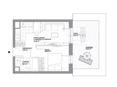 2 pokoje, mieszkanie 32,45 m², parter, oferta nr A/116, Architektów, Wrocław, Al. Architektów 22-30