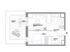 2 pokoje, mieszkanie 38,03 m², parter, oferta nr A/114, Architektów, Wrocław, Al. Architektów 22-30