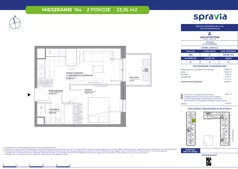 2 pokoje, mieszkanie 33,36 m², piętro 4, oferta nr A/164, Architektów, Wrocław, Żerniki, Al. Architektów 22-30