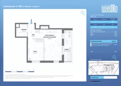 2 pokoje, apartament 35,95 m², piętro 11, oferta nr A1/96, Zaspa Wysoko, Gdańsk, Zaspa, Zaspa-Młyniec, aleja Jana Pawła II