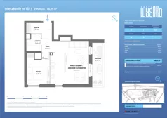 2 pokoje, mieszkanie 46,25 m², piętro 1, oferta nr A2/151, Zaspa Wysoko, Gdańsk, Zaspa, Zaspa-Młyniec, aleja Jana Pawła II