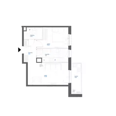 2 pokoje, mieszkanie 44,92 m², piętro 1, oferta nr 28/11, Leśny Marcelin, Poznań, Grunwald, Junikowo, ul. Jeleniogórska