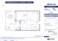 2 pokoje, mieszkanie 35,53 m², parter, oferta nr 126/153, Dobre Strony, Kraków, Dębniki, Borek Fałęcki, ul. Obozowa