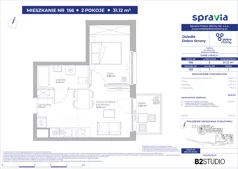 2 pokoje, mieszkanie 31,12 m², piętro 1, oferta nr 126/156, Dobre Strony, Kraków, Dębniki, Borek Fałęcki, ul. Obozowa