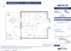 2 pokoje, mieszkanie 40,14 m², parter, oferta nr 122/78, Dobre Strony, Kraków, Dębniki, Borek Fałęcki, ul. Obozowa