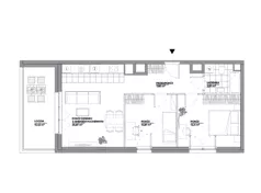 3 pokoje, mieszkanie 56,72 m², piętro 1, oferta nr B2/174, Architektów, Wrocław, Al. Architektów 22-30
