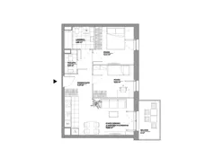 3 pokoje, mieszkanie 55,62 m², piętro 1, oferta nr A/131, Architektów, Wrocław, Al. Architektów 22-30