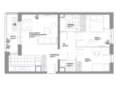3 pokoje, mieszkanie 65,22 m², piętro 2, oferta nr B1/33, Architektów, Wrocław, Al. Architektów 22-30