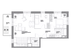 3 pokoje, mieszkanie 68,12 m², piętro 2, oferta nr B1/104, Architektów, Wrocław, Al. Architektów 22-30