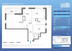 3 pokoje, mieszkanie 64,87 m², piętro 4, oferta nr A1/29, Zaspa Wysoko, Gdańsk, Zaspa, Zaspa-Młyniec, aleja Jana Pawła II