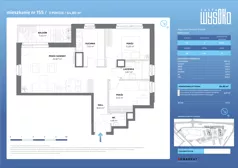 3 pokoje, mieszkanie 64,80 m², piętro 2, oferta nr A2/155, Zaspa Wysoko, Gdańsk, Zaspa, Zaspa-Młyniec, aleja Jana Pawła II