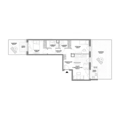 3 pokoje, mieszkanie 61,38 m², parter, oferta nr 1/31, Osiedle Prystora II, Warszawa, Ursus, Skorosze, ul. Aleksandra Prystora 2