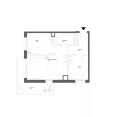 3 pokoje, mieszkanie 51,07 m², piętro 4, oferta nr 28/40, Leśny Marcelin, Poznań, Grunwald, Junikowo, ul. Jeleniogórska
