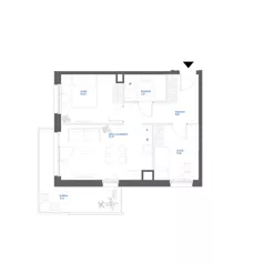 3 pokoje, mieszkanie 51,07 m², piętro 2, oferta nr 28/22, Leśny Marcelin, Poznań, Grunwald, Junikowo, ul. Jeleniogórska
