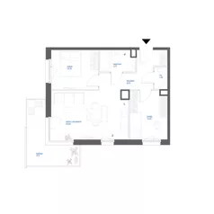 3 pokoje, mieszkanie 55,32 m², piętro 1, oferta nr 28A/116, Leśny Marcelin, Poznań, Grunwald, Junikowo, ul. Jeleniogórska