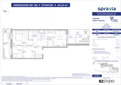 3 pokoje, mieszkanie 45,43 m², parter, oferta nr 126/155, Dobre Strony, Kraków, Dębniki, Borek Fałęcki, ul. Obozowa