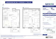 3 pokoje, mieszkanie 73,14 m², piętro 3, oferta nr 126/202, Dobre Strony, Kraków, Dębniki, Borek Fałęcki, ul. Obozowa