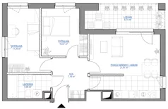 3 pokoje, mieszkanie 55,11 m², piętro 7, oferta nr 1/294, Przy Unii IV, Poznań, Żegrze, ul. Wagrowska