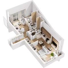 3 pokoje, mieszkanie 74,20 m², parter, oferta nr 0/2, Norren, Gdynia, Śródmieście, Śródmieście, ul. Żeromskiego 14