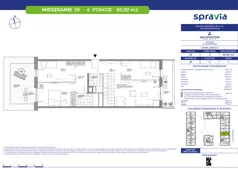 4 pokoje, mieszkanie 80,92 m², piętro 1, oferta nr B1/29, Architektów, Wrocław, Al. Architektów 22-30