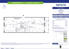 4 pokoje, mieszkanie 81,29 m², piętro 7, oferta nr B1/95, Architektów, Wrocław, Al. Architektów 22-30