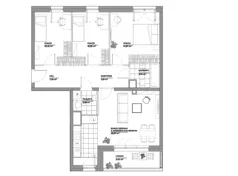 4 pokoje, mieszkanie 81,23 m², piętro 2, oferta nr B1/102, Architektów, Wrocław, Al. Architektów 22-30