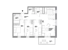 4 pokoje, mieszkanie 80,96 m², piętro 1, oferta nr A/127, Architektów, Wrocław, Al. Architektów 22-30