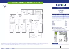 4 pokoje, mieszkanie 82,59 m², piętro 2, oferta nr A/139, Architektów, Wrocław, Al. Architektów 22-30