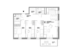 4 pokoje, mieszkanie 82,59 m², piętro 2, oferta nr A/139, Architektów, Wrocław, Al. Architektów 22-30
