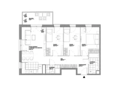 4 pokoje, mieszkanie 76,07 m², piętro 2, oferta nr A/145, Architektów, Wrocław, Al. Architektów 22-30